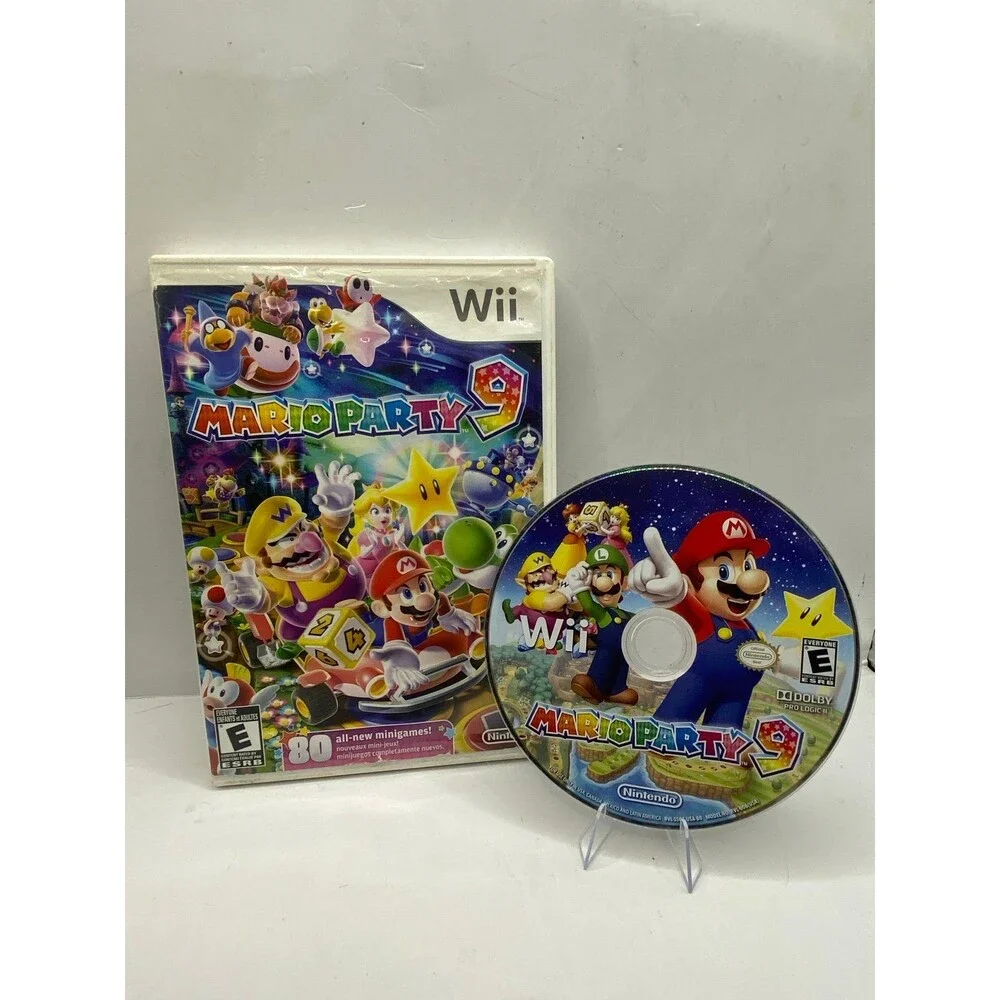 Mario Party 9 Nintendo Wii tested authentic No Manual